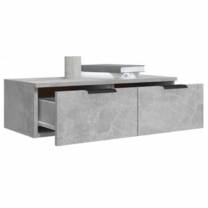 Wandschrank Betongrau 68x30x20 cm