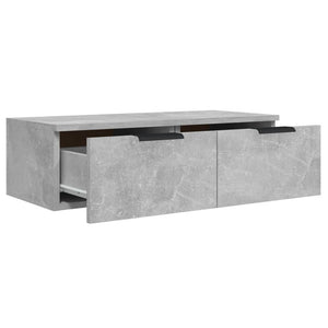 Wandschrank Betongrau 68x30x20 cm