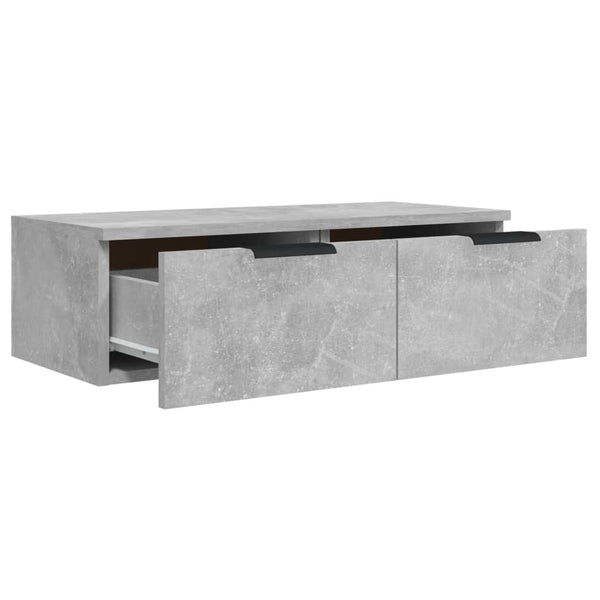 Wandschrank Betongrau 68x30x20 cm