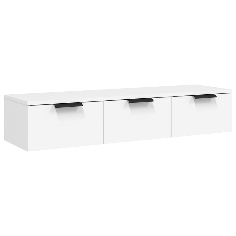 Wandschrank Weiß 102x30x20 cm