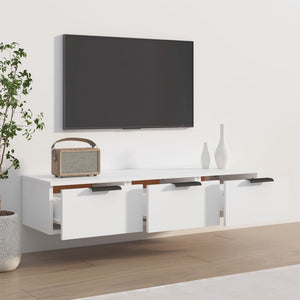 Wandschrank Weiß 102x30x20 cm