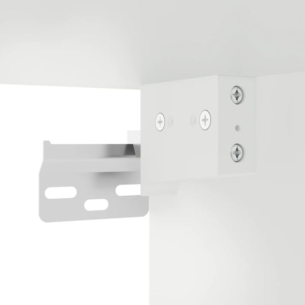 Wandschrank Weiß 102x30x20 cm