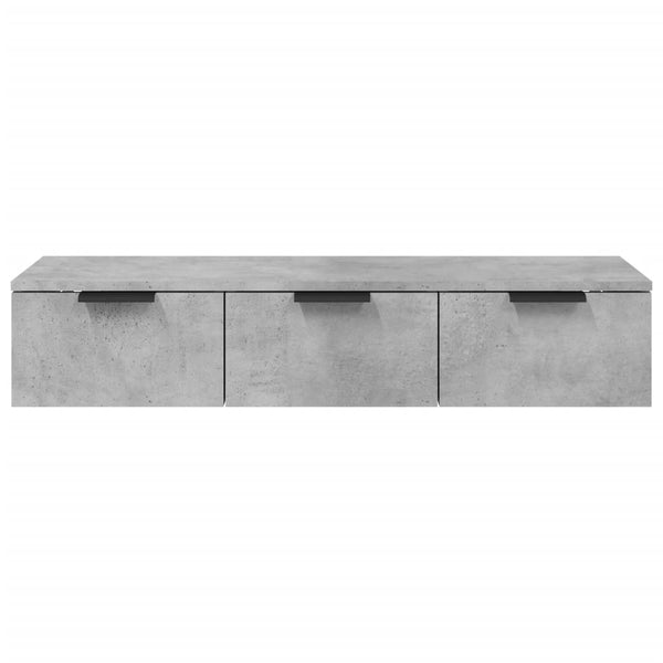 Wandschrank Betongrau 102x30x20 cm