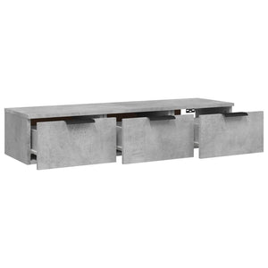 Wandschrank Betongrau 102x30x20 cm