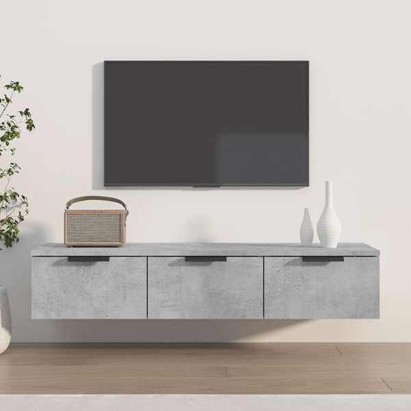 Wandschrank Betongrau 102x30x20 cm