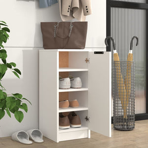 Schuhschrank Weiß 30x35x70 cm