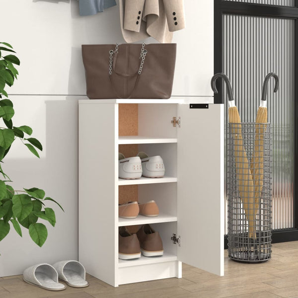 Schuhschrank Weiß 30x35x70 cm