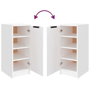 Schuhschrank Weiß 30x35x70 cm