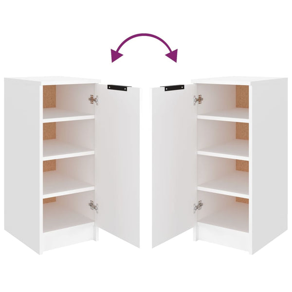 Schuhschrank Weiß 30x35x70 cm