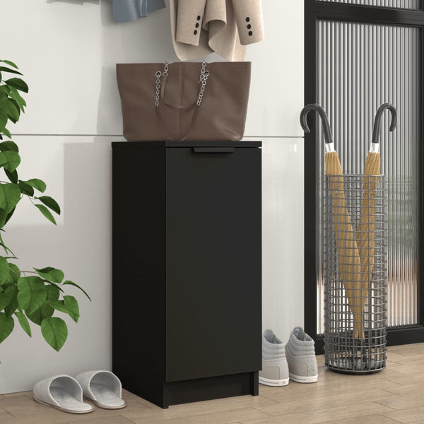 Schuhschrank Schwarz 30x35x70 cm