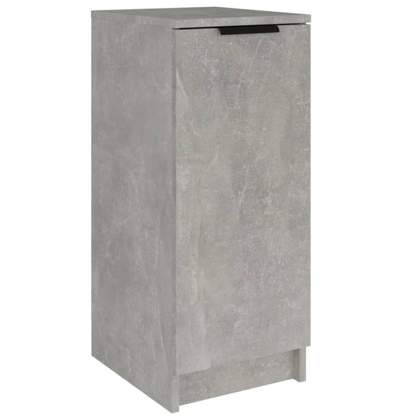 vidaXL Meuble à chaussures gris béton 30x35x70 cm aggloméré