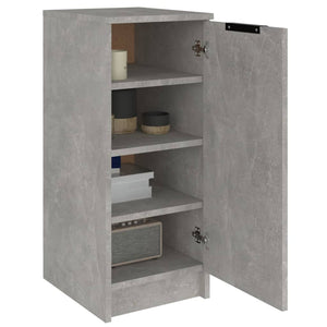 vidaXL Meuble à chaussures gris béton 30x35x70 cm aggloméré