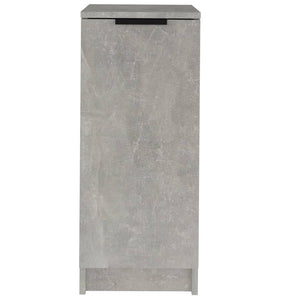 vidaXL Meuble à chaussures gris béton 30x35x70 cm aggloméré
