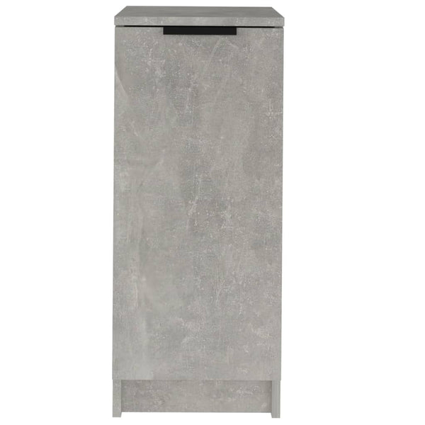 vidaXL Meuble à chaussures gris béton 30x35x70 cm aggloméré