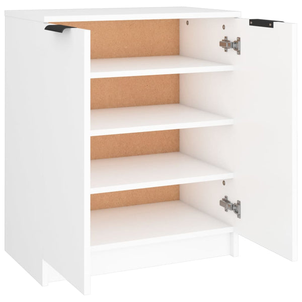 Weißer Schuhschrank 59x35x70 cm