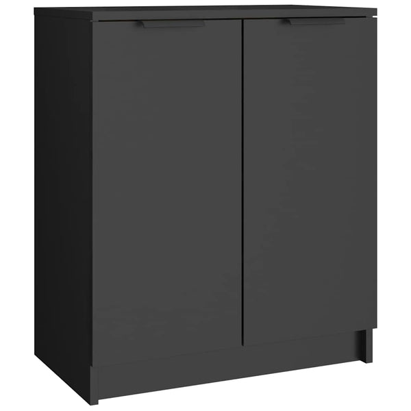 Schuhschrank Schwarz 59x35x70 cm