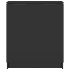 Schuhschrank Schwarz 59x35x70 cm
