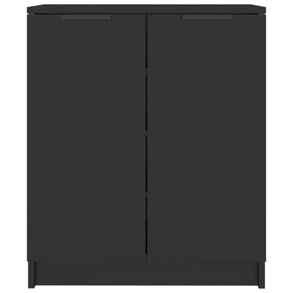 Schuhschrank Schwarz 59x35x70 cm