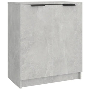 Betongrauer Schuhschrank 59x35x70 cm