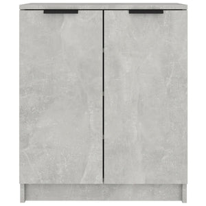 Betongrauer Schuhschrank 59x35x70 cm