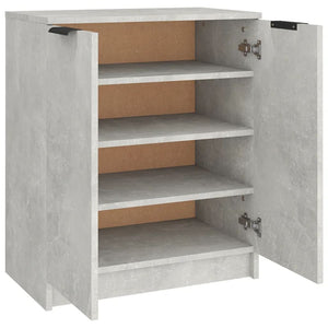 Betongrauer Schuhschrank 59x35x70 cm