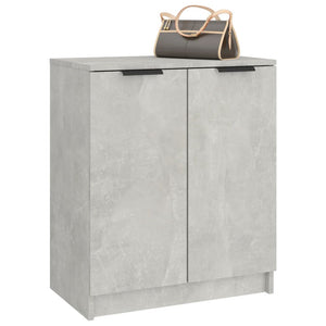 Betongrauer Schuhschrank 59x35x70 cm