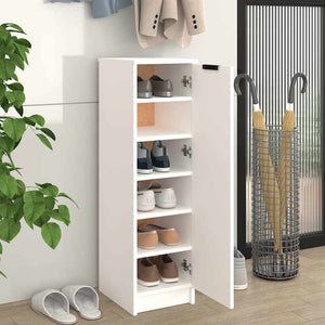 Weißer Schuhschrank 30x35x100 cm
