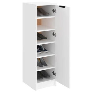 Weißer Schuhschrank 30x35x100 cm