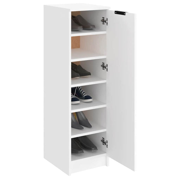 Weißer Schuhschrank 30x35x100 cm