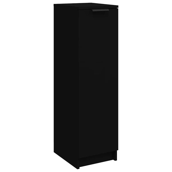Schuhschrank Schwarz Holzwerkstoff 30x35x100 cm