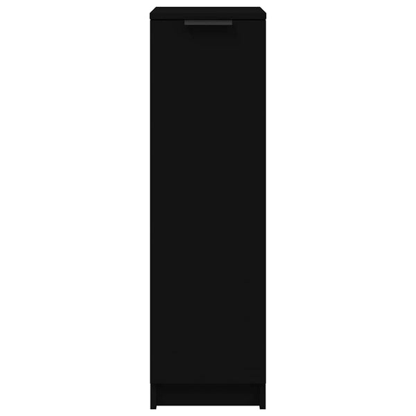 Schuhschrank Schwarz Holzwerkstoff 30x35x100 cm
