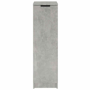 vidaXL Meuble à chaussures gris béton 30x35x100 cm bois d'ingénierie