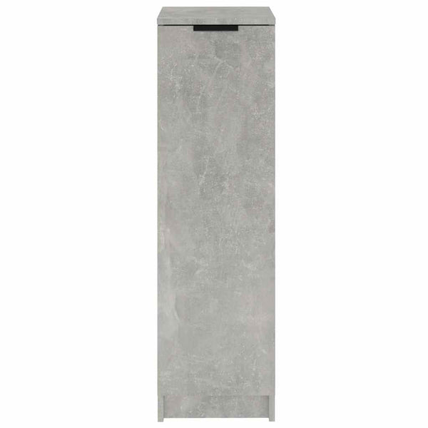 vidaXL Meuble à chaussures gris béton 30x35x100 cm bois d'ingénierie