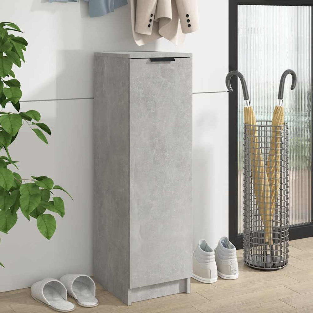 Betongrauer Schuhschrank 30x35x100 cm