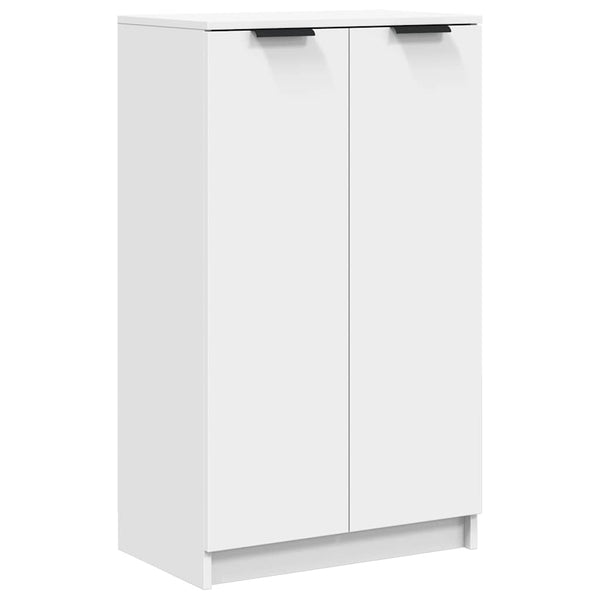 Weißer Schuhschrank aus Holzwerkstoff, 59 cm