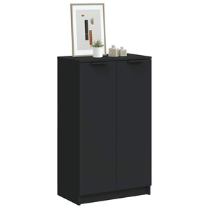 Schuhschrank Schwarz 59x35x100 cm