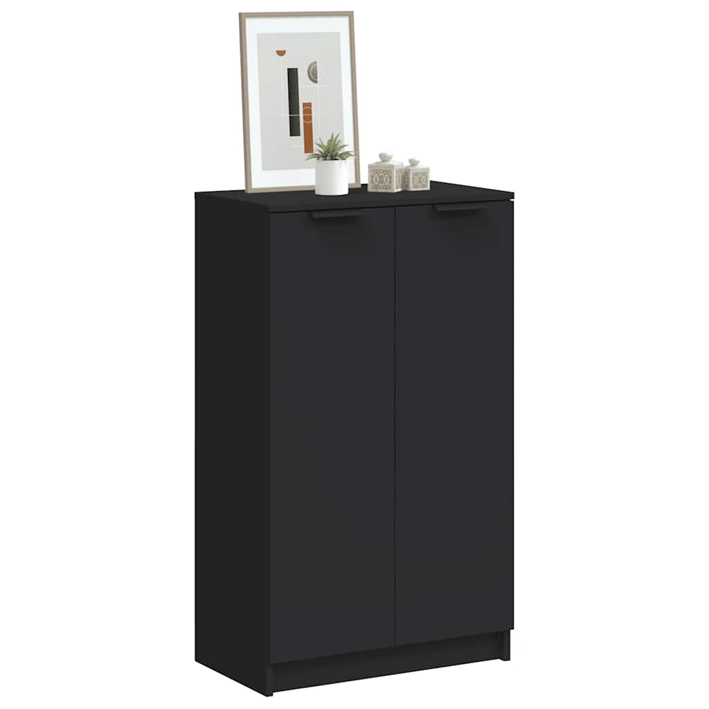 Schuhschrank Schwarz 59x35x100 cm