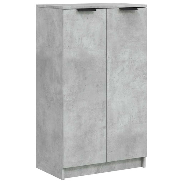 Schuhschrank Betongrau Holz