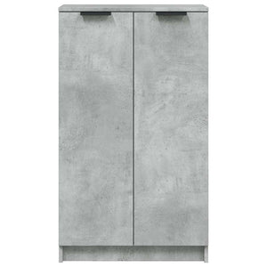 Schuhschrank Betongrau Holz