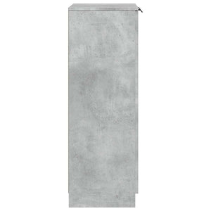 Schuhschrank Betongrau Holz