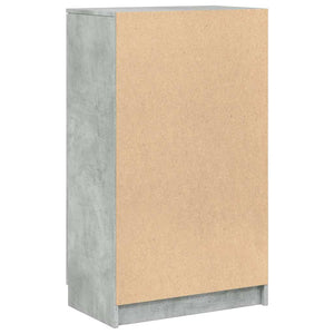 Schuhschrank Betongrau Holz