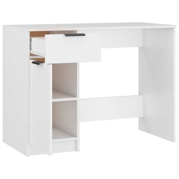 Schreibtisch Weiß 100x50 cm