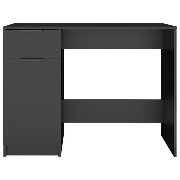 Schwarzer Schreibtisch 100x50 cm