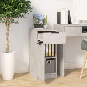Büroschrank Betongrau 33,5x50x75 cm