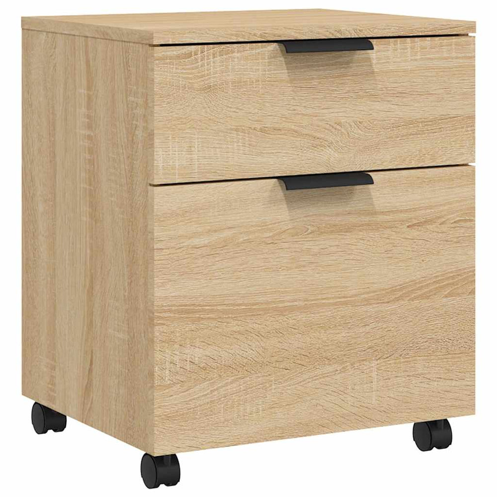 Mobiler Aktenschrank Sonoma Eiche 45x38x54 cm