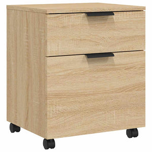 Mobiler Aktenschrank Sonoma Eiche 45x38x54 cm