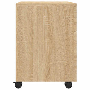 Mobiler Aktenschrank Sonoma Eiche 45x38x54 cm