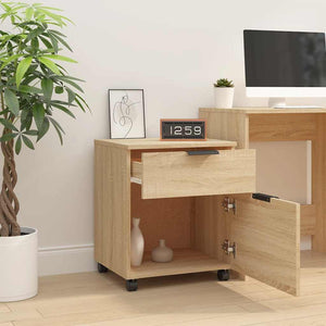Mobiler Aktenschrank Sonoma Eiche 45x38x54 cm