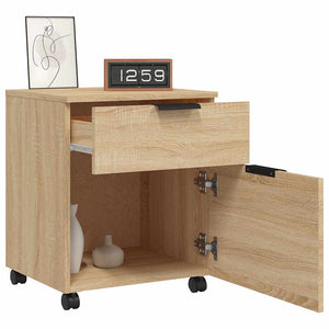 Mobiler Aktenschrank Sonoma Eiche 45x38x54 cm