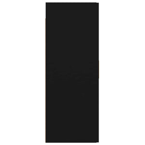 vidaXL Meuble haut noir 69,5x34x90 cm